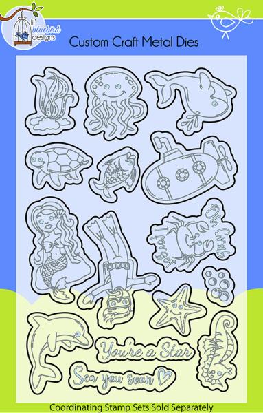 Lil Bluebird Designs - Under the Sea - Die Set