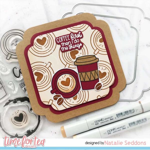 Time For Tea Clear Stamps Coffee Lovers 