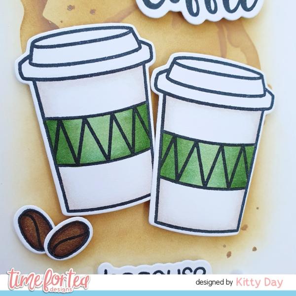 Time For Tea Clear Stamps Coffee Lovers 