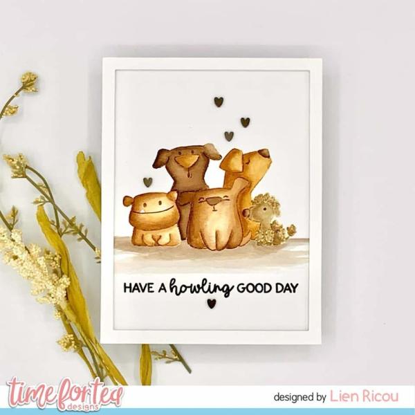 Time For Tea Clear Stamps Dog Gone Mutts 