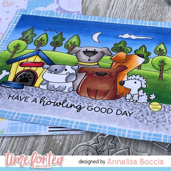 Time For Tea Clear Stamps Dog Gone Mutts 