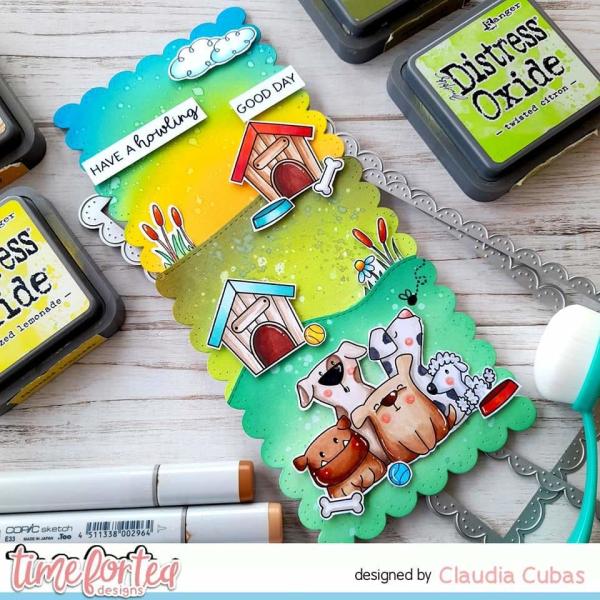 Time For Tea Clear Stamps Dog Gone Mutts 