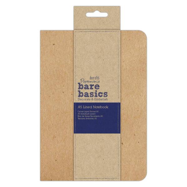 Papermania - Kraft Cover Lined Notebook A5