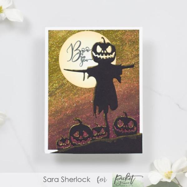 Picket Fence Studios Fancy Autumn Sentiments 4x6 Inch Clear Stamps 