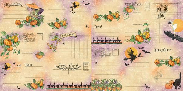 Graphic 45 "Midnight Tales" Journaling Cards