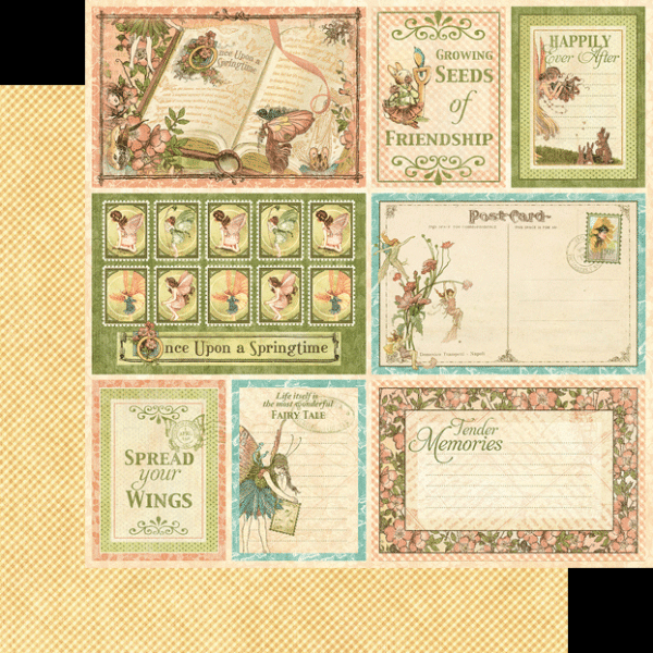 Graphic 45 "Once Upon A Springtime 12x12 Inch Deluxe Collector's Edition" 12x12" Collection Pack