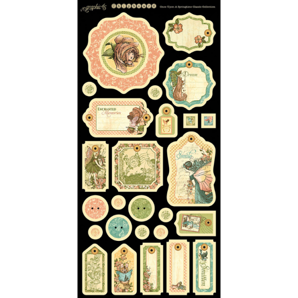 Graphic 45 "Once Upon A Springtime 12x12 Inch Deluxe Collector's Edition" 12x12" Collection Pack