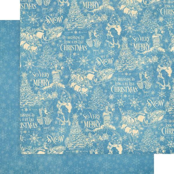Graphic 45 "Let it Snow" 12x12" Patterns & Solid Pad