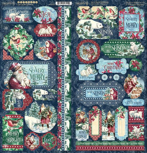 Graphic 45 "Let it Snow" 12x12" Collection Pack