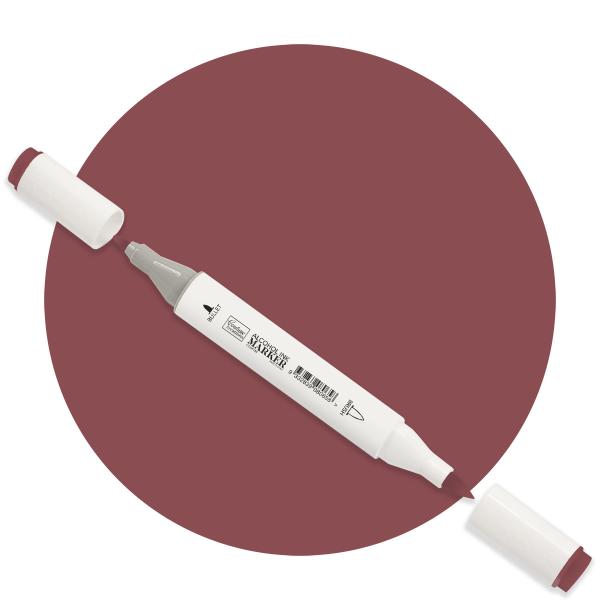 Couture Creations Twin Tip Alcohol Ink Marker Bordeaux