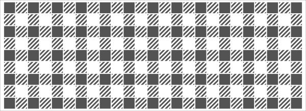 The Crafters Workshop Buffalo Plaid   Stencil - Schablone 16x6"
