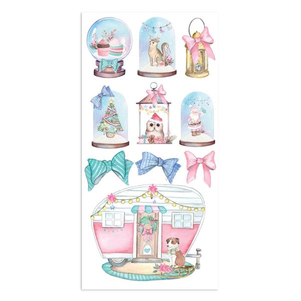Stamperia "Christmas Rose" 8x8" Paper Pack - Cardstock