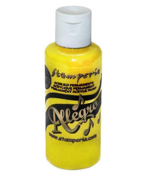 Stamperia Allegro Paint  "Yellow" 60ml - Acrylfarbe