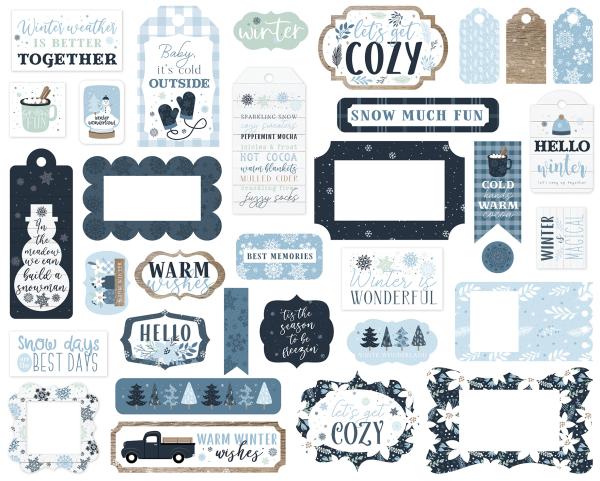 Echo Park "Winter" Frames & Tags