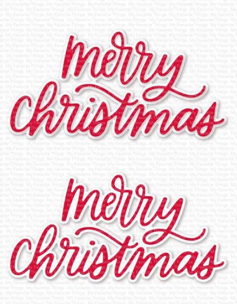 My Favorite Things Die-namics "Merry Christmas" | Stanzschablone | Stanze | Craft Die