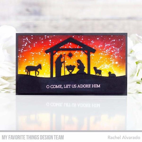 My Favorite Things Die-namics "Nativity Silhouette" | Stanzschablone | Stanze | Craft Die