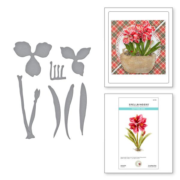 Spellbinders Die "Amaryllis Etched" Stanzschablone