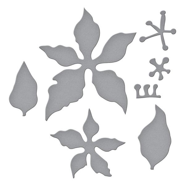 Spellbinders Die "Poinsettia Etched" Stanzschablone