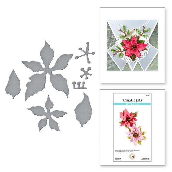 Spellbinders Die "Poinsettia Etched" Stanzschablone