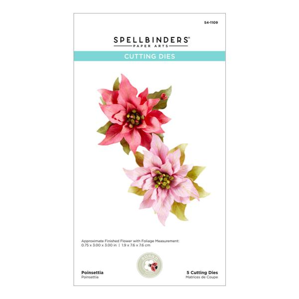 Spellbinders Die "Poinsettia Etched" Stanzschablone