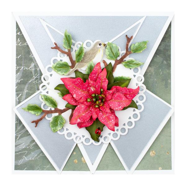 Spellbinders Die "Poinsettia Etched" Stanzschablone