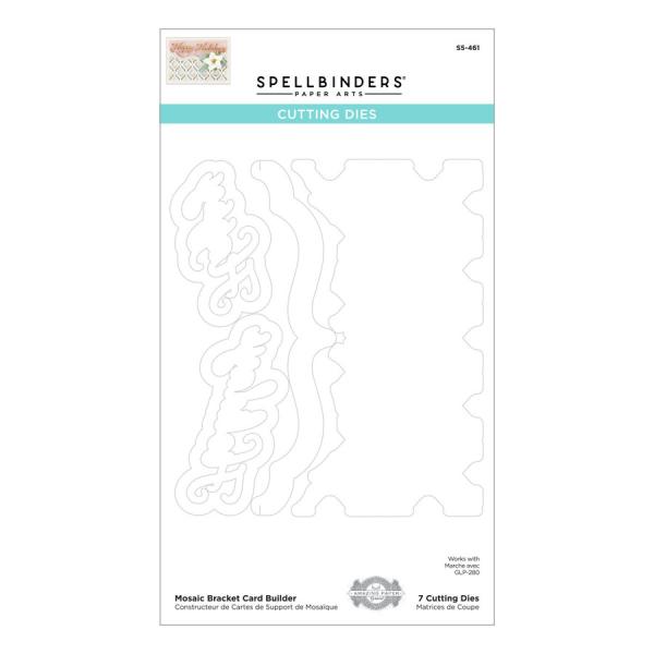 Spellbinders Die "Mosaic Bracket Card Builder Etched" Stanzschablone
