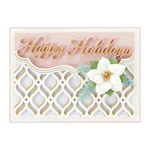 Spellbinders Die "Mosaic Bracket Card Builder Etched" Stanzschablone