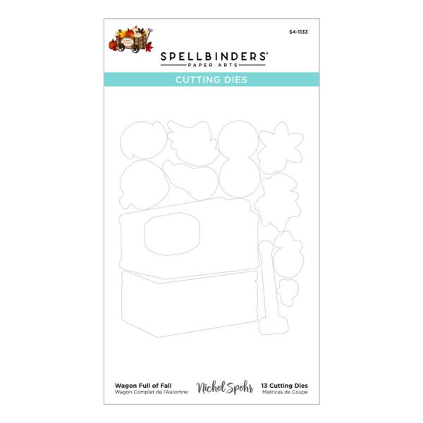 Spellbinders Die "Wagon Full of Fall Etched" Stanzschablone