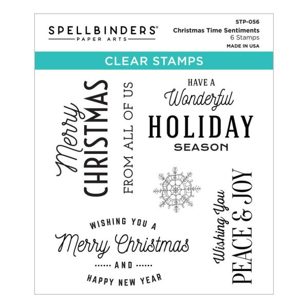 Spellbinders Stempelset "Christmas Time Sentiments"