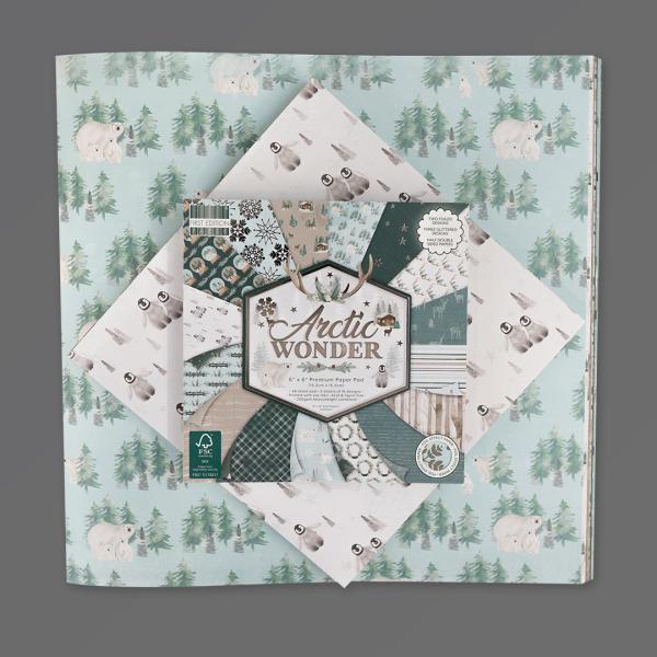 First Edition Paper Pad "Arctic Wonder" 6"x6"