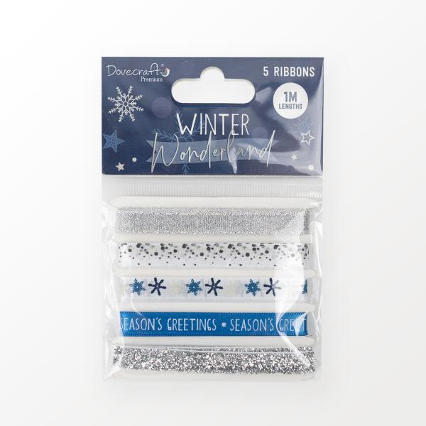 Dovecraft "Winter Wonderland Ribbon Pack - Bänder" 