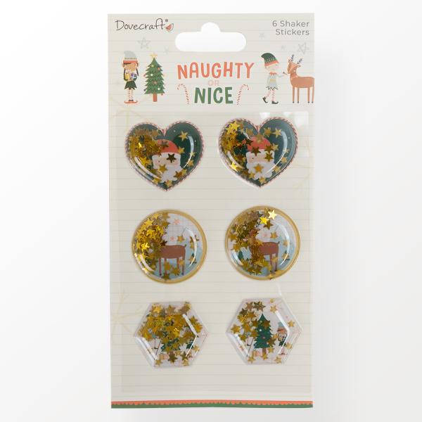 Dovecraft "Naughty or Nice Shaker Stickers" 