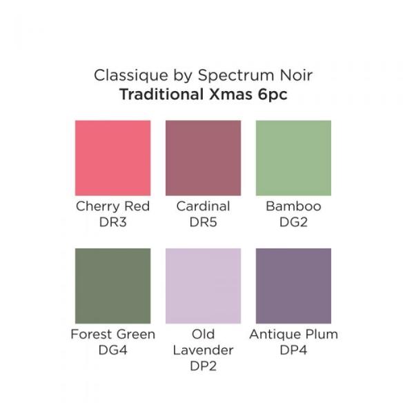 Spectrum Noir Triblend Marker  Traditional Christmas (7 Pcs)