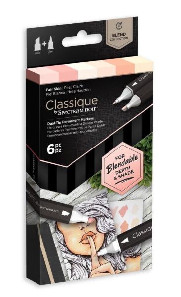 Spectrum Noir Classique Alkoholmarker Fair Skin (6 Pcs)