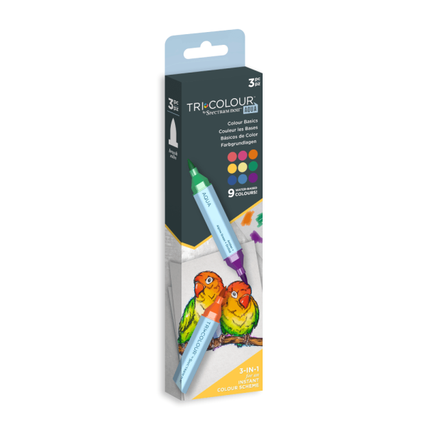 Spectrum Noir  Aqua Markers / Aquarellstifte riColour Aqua Markers Colour Basics