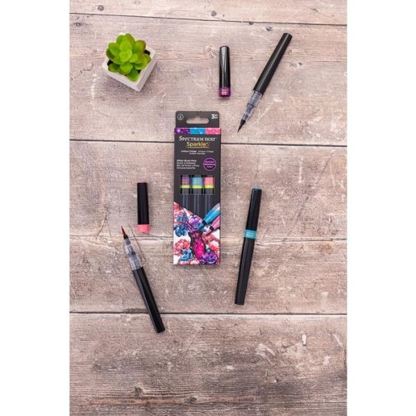 Spectrum Noir Sparkle - Glitzerstifte - Brush Pens Antique Vintage (3pcs)