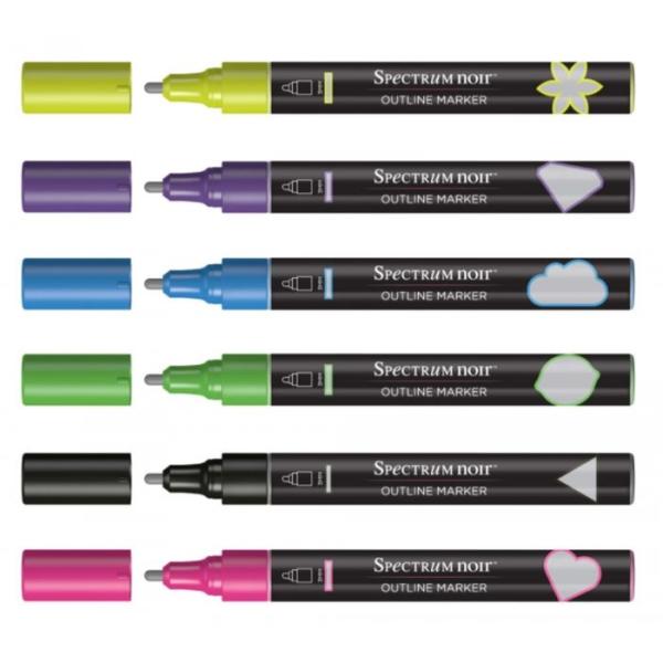 Spectrum Noir " Outline Markers Dazzling Brights"
