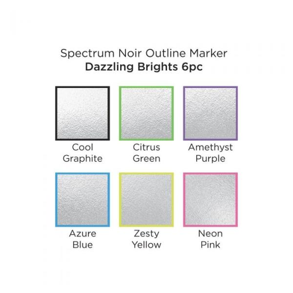 Spectrum Noir " Outline Markers Dazzling Brights"
