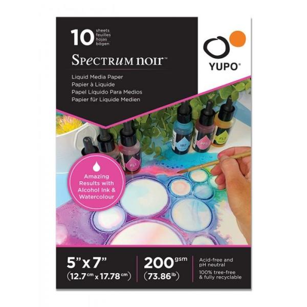 Spectrum Noir " Yupo Liquid Media Paper 5x7 Inch"