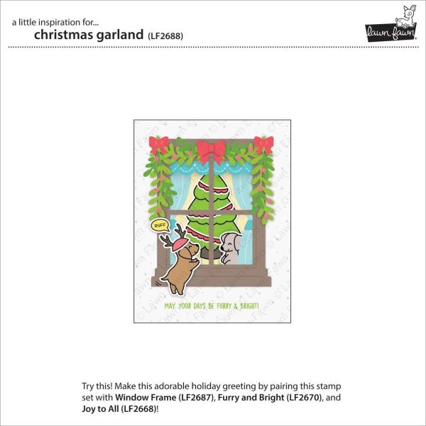 Lawn Fawn Craft Dies - Christmas Garland