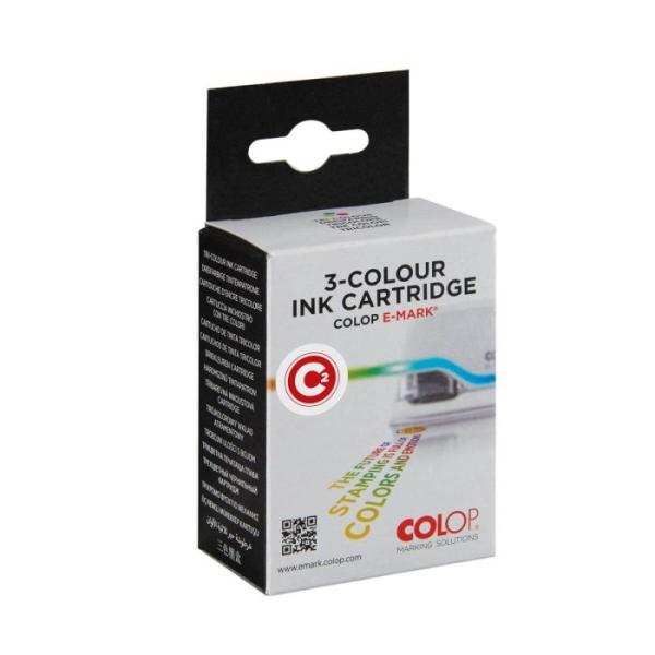 Colop E-MARK - 3-Colour Ink Cartridge C2 - Tintenpatronen