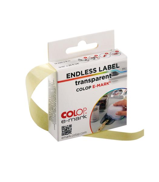 Colop E-MARK - Endless Label Transparent - Endlos-Etiketten