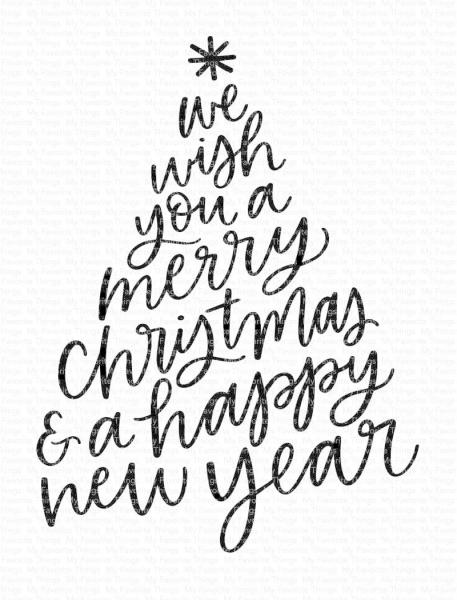 My Favorite Things Stempelset "Merry Christmas Tree" Clear Stamp
