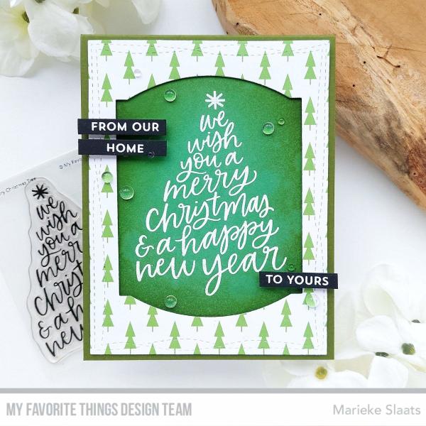 My Favorite Things Stempelset "Merry Christmas Tree" Clear Stamp