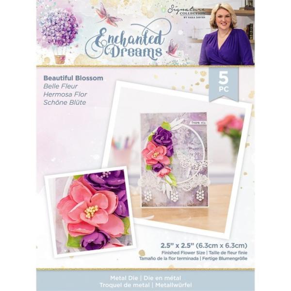 Crafters Companion -Enchanted Dreams Metal Die Beautiful Blossom - Stanze