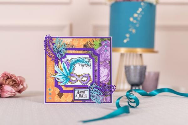 Crafters Companion - Masquerade Ball Clear Stamps Masquerade Sentiments - Clear Stamps