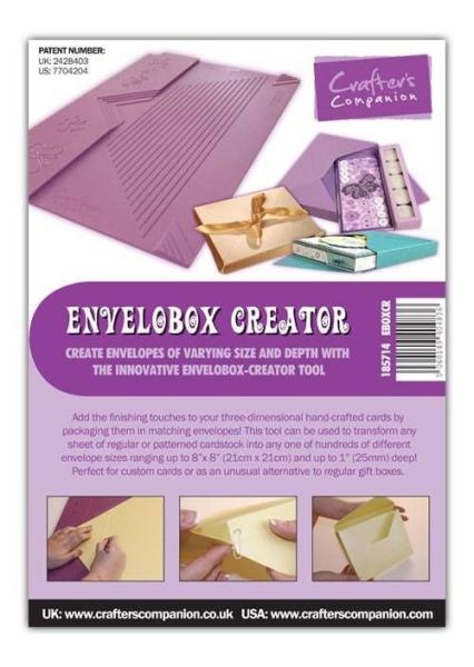 Crafters Companion - Scoreboard Envelobox Creator - Falzbrett für Umschlagbox