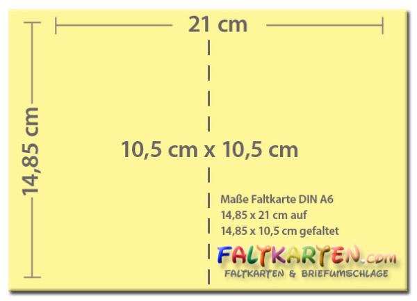 Doppelkarte - Faltkarte 240g/m² DIN A6 in weiss