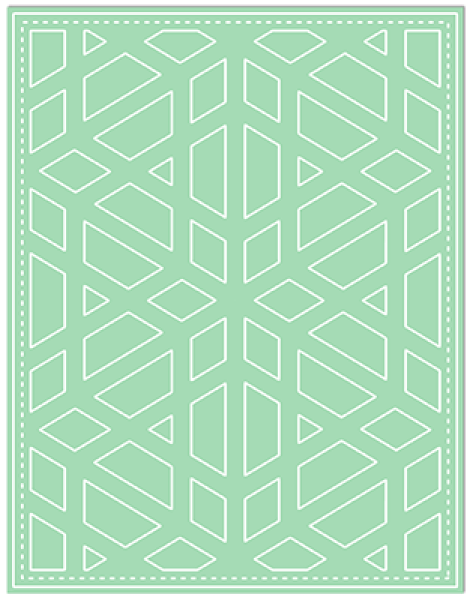 LDRS-Creative Modern Trellis A2 Cover Plate Dies
