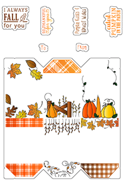 LDRS-Creative Thankful For You Gift Tag  Clear Stamps